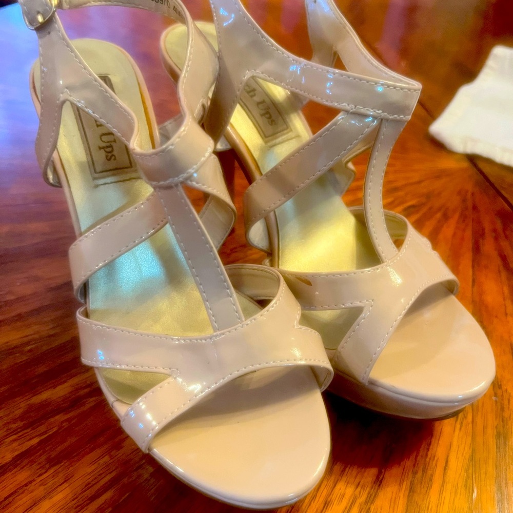 Pageant Ready nude 5 inch heels